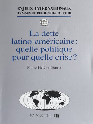 cover image of La Dette latino-américaine